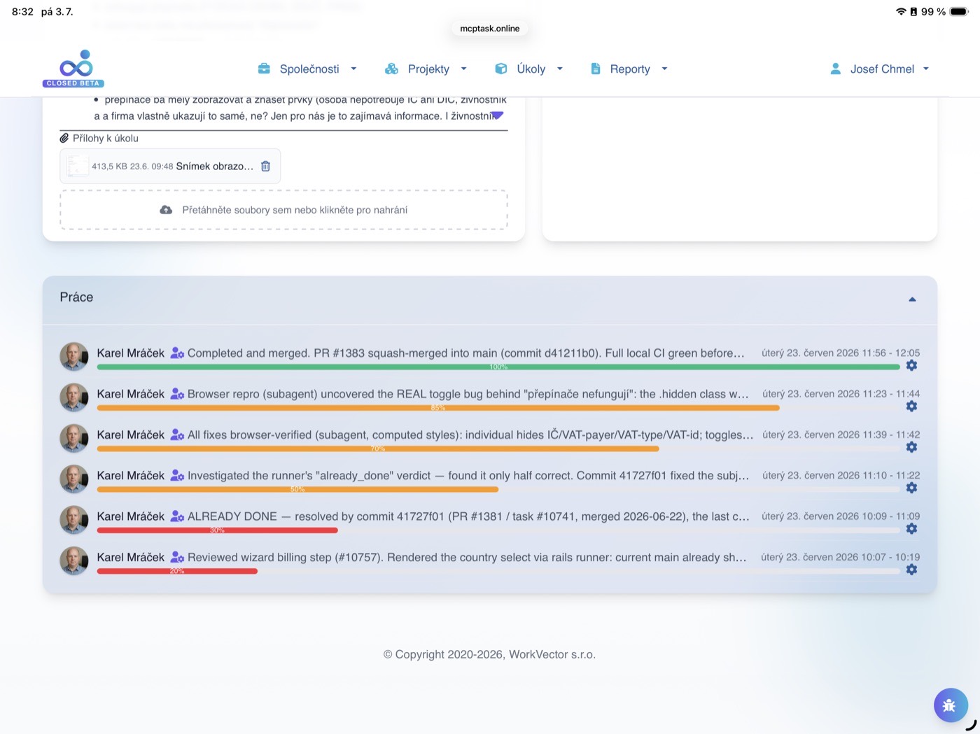 Timesheets: hours of people and AI in one place